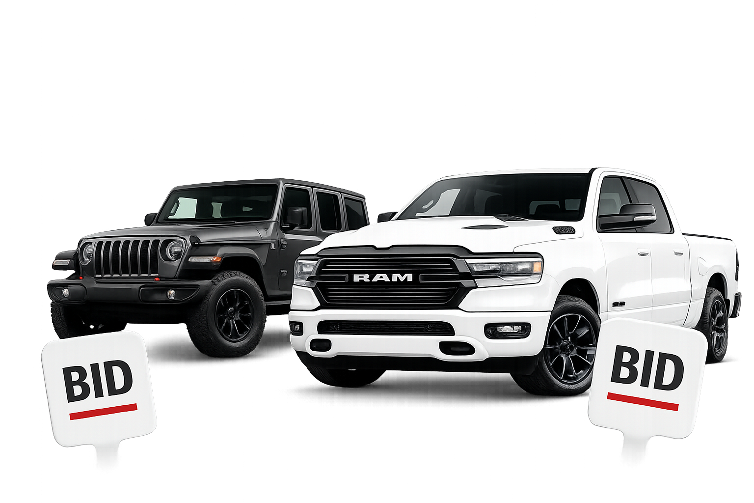Vehicles available to bid on with CayMark Auctions