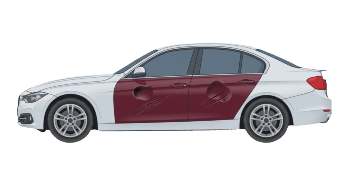 Minor Dents Scratches damage reference